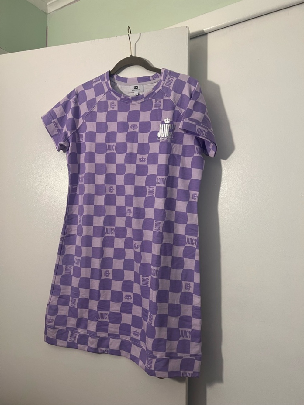 Juicy Couture Lilac and White Tie-Dye Dress